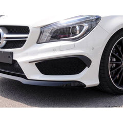 Flaps Flossen Flics Canard Matt Schwarz für Mercedes CLA C117 X117 AMG Line CLA 45 AMG 2013-2016 pz17