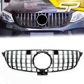 Kühlergrill Frontgrill Grill Chrom für Mercedes M-Klasse GLE W166 2015 2016 2017 2018 2019