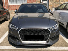 Sport Style Wabengrill Kühlergrill Front Grill Chrom für Audi A3 8V 2016-2020