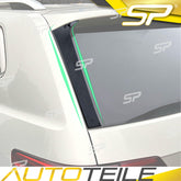 Heckspoiler Seiten Spoiler Heckflügel Schwarz für VW Teramont Atlas 2017+