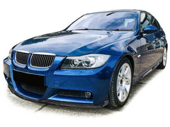 Front Spoiler Splitter Lippe Schwarz Passend für 3er E90 E91 2005-2008