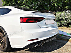 Carbon Fiber Spoiler Heckspoiler Flügel für AUDI A5 F5 Coupe ab 2016 NICHT für S5 od30