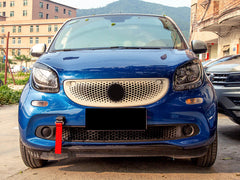 Schwarz Glanz Scheinwerferblenden Böser Blick Blende für Smart Fortwo Forfour 453 2014 2015 2016 2017 2018 2019 2020 2021 pz49