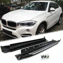 Alu Trittbretter Flankenschutz OE Style mit ABE Passend fürX5 F15 2013 2014 2015 2016 2017 2018