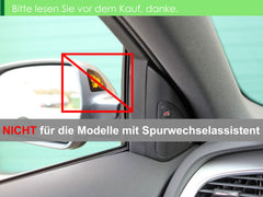 Spiegelkappen Außenspiegel Schwarz Glanz für Audi A3 Sportback 8P RS3 A5 8T 8F S5 Coupé Cabrio Sportback A4 B8 S4 RS4