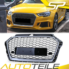 Sport Style Wabengrill Kühlergrill Front Grill Chrom für Audi A3 8V 2016-2020