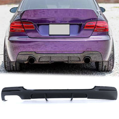 Diffusor Heckdiffusor Schwarz Doppelrohr Passend für 3er E92 E93 2005-2013