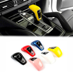 Schwarz Auto Schaltknauf Abdeckung Trim für Porsche Cayenne 2018-2021 it58