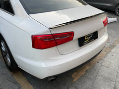 Spoiler Heckspoiler Schwarz für AUDI A6 4G C7 Limo S Line 2011-2018