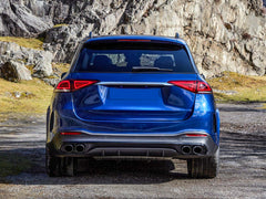 Diffusor Heckdiffusor + Auspuffblenden 2x2 Chrom für Mercedes-Benz GLE SUV V167 W167 ab 2019