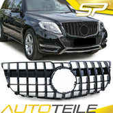 Kühlergrill Front Grill Schwarz Glanz für Mercedes Benz GLK X204 Facelift 2012 2013 2014 2015