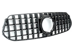 Kühlergrill Grill Glanz Schwarz GT für Mercedes GLE V167 C167 mit AMG Paket ab 2019