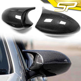 Spiegelkappen Außenspiegelkappen Carbon Fiber Passend für 1er E81 E87 E88 E82 3er E90 E91 E92 E93 pre-LCI 2006-2011