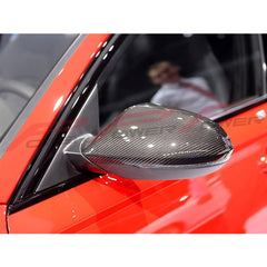 Spiegelkappen Carbon Fiber für AUDI A6 C7 S6 RS6 ohne Side Assist 2012-2018