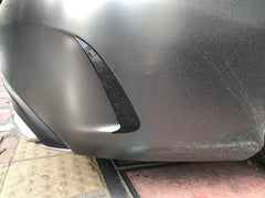 Schwarz Heck Hinten Stoßstange Flossen Flaps Canard für Mercedes W205 Limo AMG Line 2015-2021 pz19