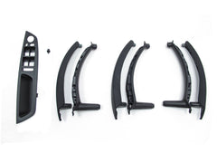 7x Schwarz Innentürgriff Innen Türgriffe + Verkleidungssatz Passend für X5 E70 X6 E71 E72 2008-2014 it56
