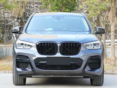 Kühlergrill Nieren Grille Grill Doppelsteg Schwarz Glanz Passend für X3 G01 X4 G02 18-21 fg9 Sales