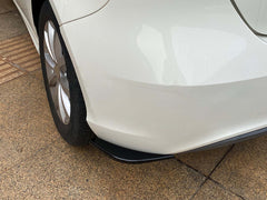 Heckansatz Splitter Spoiler Ecken Schwarz für Mercedes A W176 Avantgarde 2013-2018