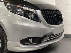 Kühlergrill GT Panamericana Schwarz für Mercedes Benz Vito W447 2014 2015 2016 2017 2018 2019