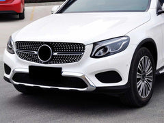 Diamantgrill Kühlergrill Front Grill für Mercedes Benz GLC X253 GLC43 AMG 2015-2019 pz143