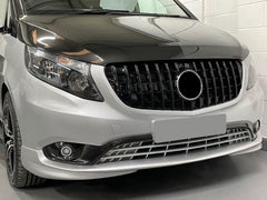 Kühlergrill GT Panamericana Schwarz für Mercedes Benz Vito W447 2014 2015 2016 2017 2018 2019