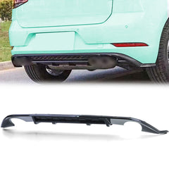 Diffusor Heckdiffusor Einzelrohr Schwarz für VW Golf 7 GTI 2013-2017