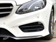 Lüftungsgitter Nebelscheinwerfer Gitter Front Grill für Mercedes E W212 S212 mit AMG Line MOPF 13-15