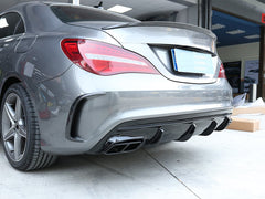 Auspuffblenden Endrohrblende Schwarz für Mercedes Benz A Klasse W176 CLA C117 CLA 45 AMG 2012-2018 et47