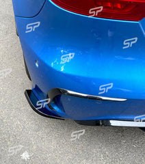 Heckansatz Splitter Spoiler Ecken Schwarz für Mercedes A W176 AMG-Line 2013-2018
