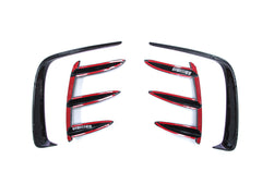 Aero-Kits Flossen Heck Stoßstange Flaps Flics Schwarz für Mercedes A Klasse W176 AMG Line A45 AMG 2013-2018 pz5