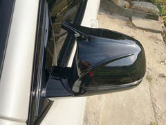 Schwarz Glanz Spiegelkappen Außenspiegel für BMW X5 G05 X6 G06 X3 G01 X4 G02 X7 G07 2018 2019 2020 2021 mc112