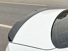 Heckspoiler Spoiler Lippe Schwarz Matt für Audi A4 B9 Limo 2015-2019