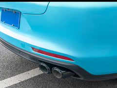 Sport Auspuff Auspuffblenden Endrohre Schwarz für Porsche Panamera 2017-2022 Benzin et160