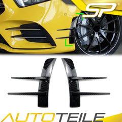 Aero Flaps Lufteinlässe vorne Carbon Optik für Mercedes Benz W177 AMG Line A35 ab 2018
