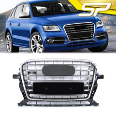 Chrom Frontgrill Kühlergrill Kühlergitter für AUDI Q5 8R MOPF 2013-2017 fg210