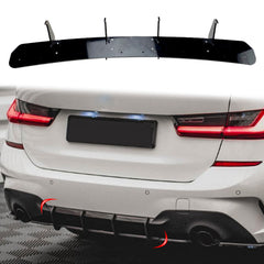 Heckdiffusor Diffusor Ansatz Schwarz Glanz Passend für 3er G20 G21 Sport Paket 2019-2022