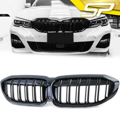 Kühlergrill Frontgrill Grill Doppelsteg Schwarz Passend für 3er G20 G21 ab 2018