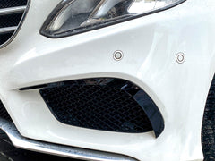 Front Stoßstange Flossen Aero Flaps für Mercedes E W212 S212 AMG Line MOPF 13-15
