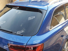 Heck Spoiler Flaps Vertikale Fenster Schwarz Glanz für AUDI A6 C7 Allroad Avant 2012-2018