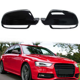 Spiegelkappen Außenspiegel Schwarz für AUDI A5 8T S5 RS5 Coupé Sportback 2011-2016 A4 B8 8K S4 Avant 2011-2015