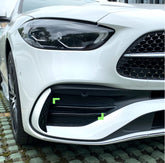 Nebelscheinwerfer Blenden Leiste Flaps für Mercedes C W206 S206 AMG-Line ab 2021