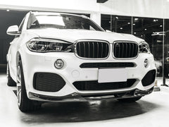 Diffusor Heckdiffusor + Front Spoiler Lippe Stoßstange Carbon Optik Passend für X5 F15 Sport Paket