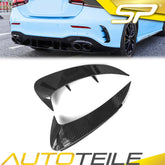 Heck Aero Flaps Flossen Flics Canards Carbon Look für Mercedes A Kl. V177 Limo AMG Line ab 2018