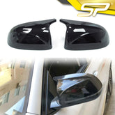Schwarz Glanz Spiegelkappen Außenspiegel für BMW X5 G05 X6 G06 X3 G01 X4 G02 X7 G07 2018 2019 2020 2021 mc112