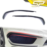 Flaps Flossen Flics Canard Glanz Schwarz für Mercedes CLA C117 X117 AMG Line CLA 45 AMG 2013-2016 pz65