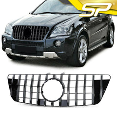 Frontgrill Kühlergrill Grill Chrom für Mercedes Benz M-Klasse W164 ML 2008 2009 2010 2011