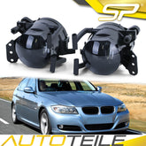 Klarglas Nebelscheinwerfer Tagfahrlicht HB4 Schwarz Smoke Passend für 3er E90 E91 ab 2005