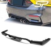 Diffusor Heckdiffusor Schwarz Glanz V Style Passend für M3 F80 M4 F82 F83 2015-2020 Sales