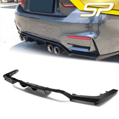 Diffusor Heckdiffusor Schwarz Glanz V Style Passend für M3 F80 M4 F82 F83 2015-2020 Sales