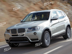 Kühlergrill Nieren Grille Grill Doppelsteg Glanz Schwarz Passend für X3 F25 2010-2014 vor LCI fg122